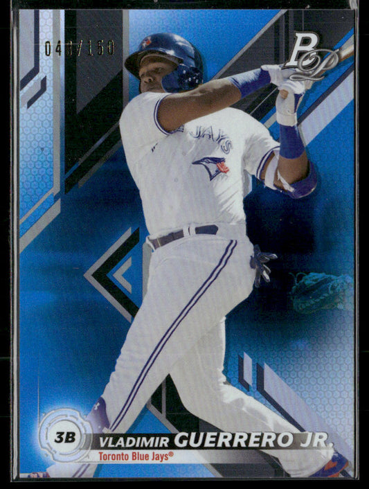 2019 Bowman Platinum Vladimir Guerrero Jr. #TOP-1 Blue 048/150