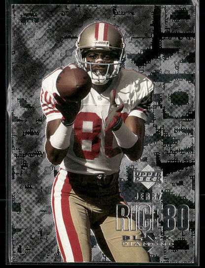 2000 Upper Deck Black Diamond Jerry Rice #101