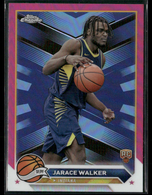 2024 Topps Chrome Jarace Walker #151 Pink RC