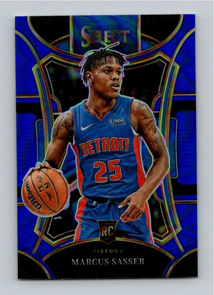 2023 Panini Select Marcus Sasser #303 Blue