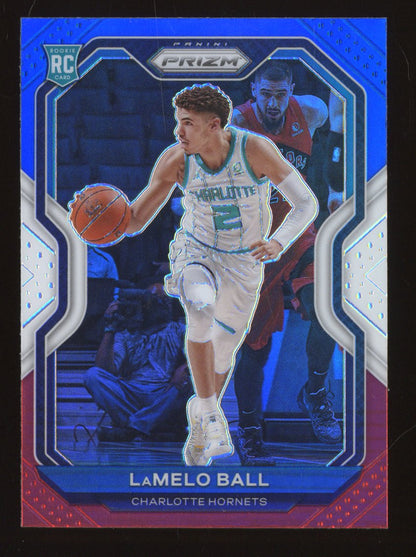 2020-21 Panini Prizm LaMelo Ball #278 Red White Blue Prizm