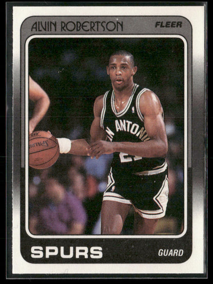 1988 Fleer Alvin Robertson #105