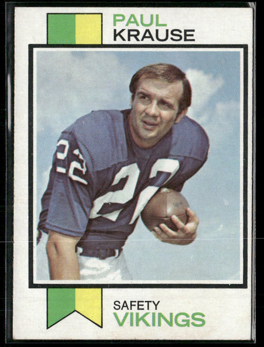 1973 Topps Paul Krause #380