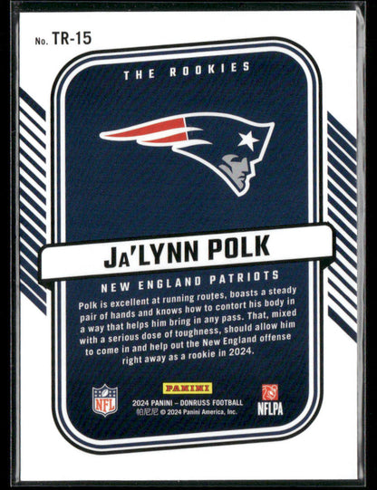 2024 Donruss Ja'Lynn Polk #TR-15 The Rookies