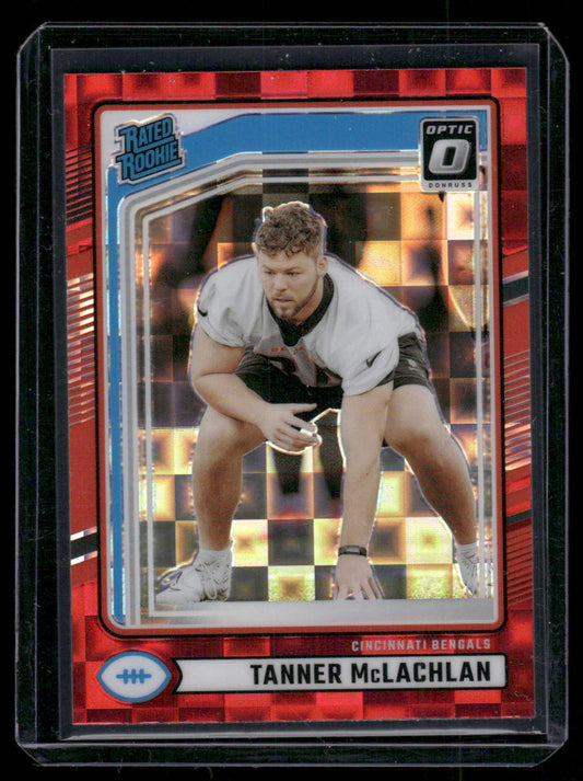 2024 Panini Donruss Tanner McLachlan #324 Optic Red Pandora Rated Rookie