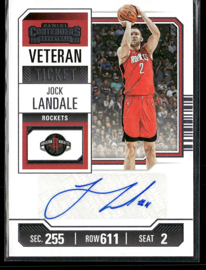 2022-23 Panini Contenders Jock Landale #VTR-JLR