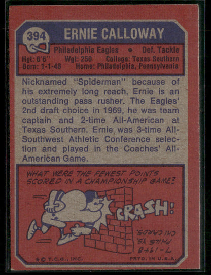 1973 Topps Ernie Calloway #394