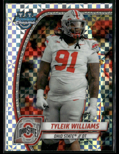 2024 Bowman Chrome University Tyleik Williams #149 Xfractor