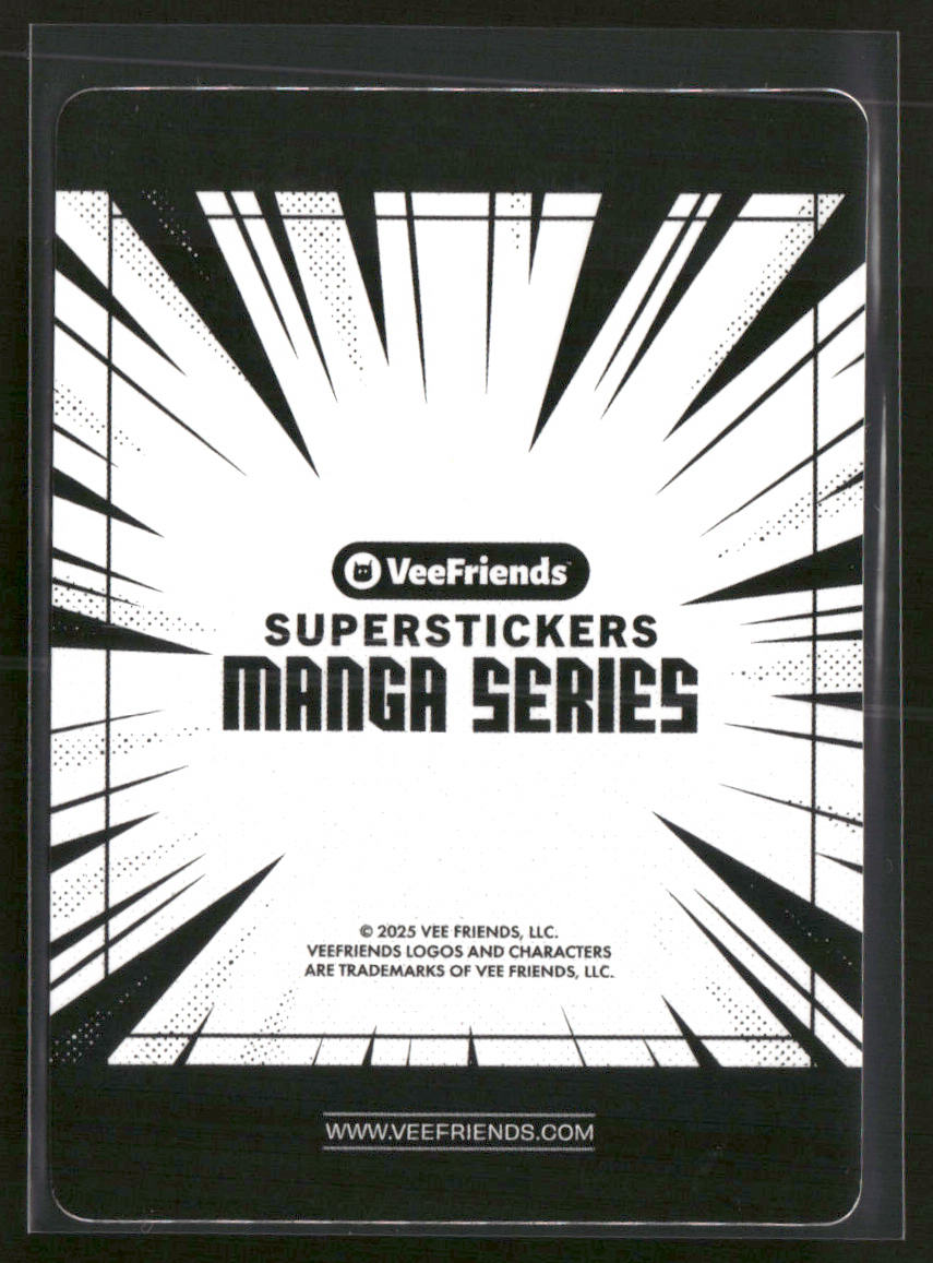 2025 VeeFriends SuperStickers Manga Series Versatile Viking Black And White SP