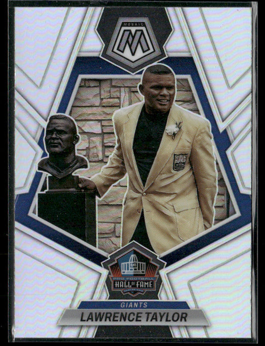 2023 Panini Mosaic Lawrence Taylor #275 Hall Of Fame Silver