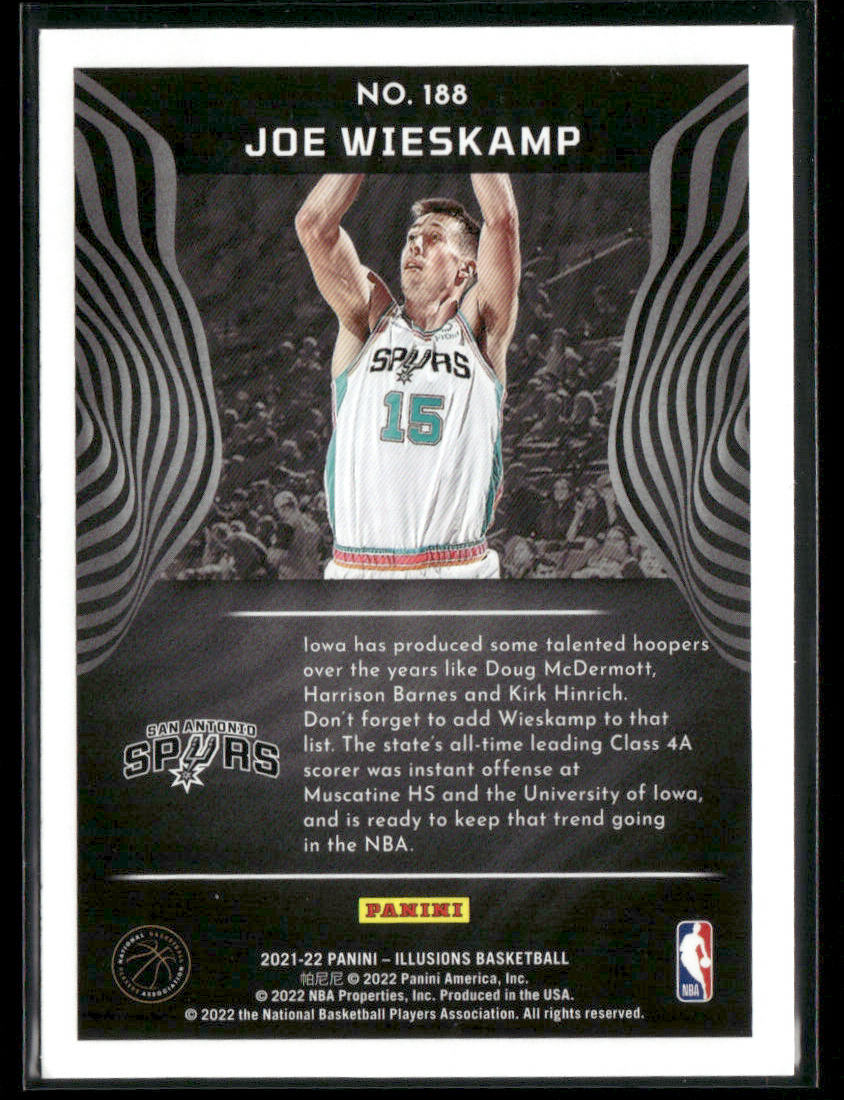 2021-22 Panini Illusions Joe Wieskamp #188