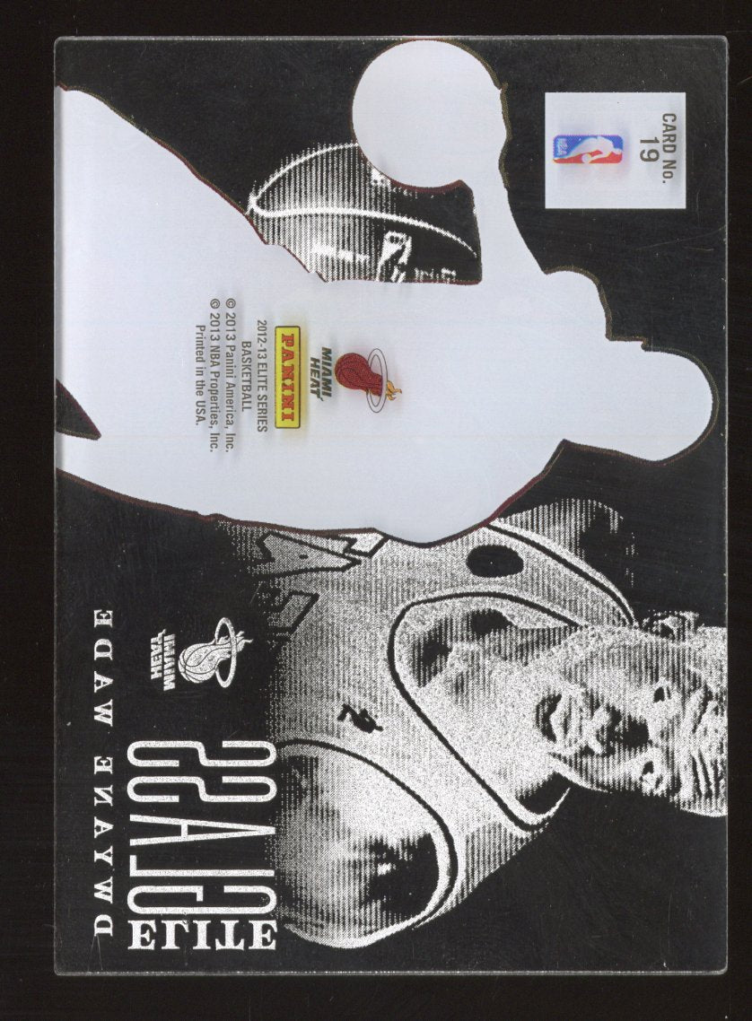 2012-13 Panini Elite Dwyane Wade #19 Glass Elite