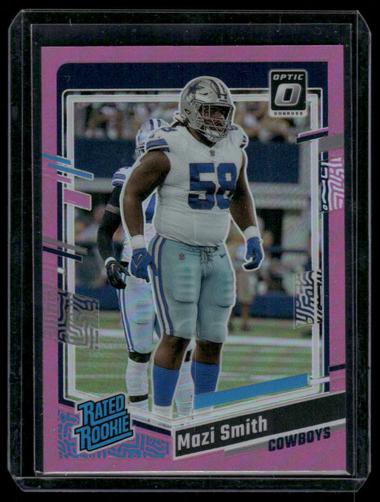 2023 Panini Donruss Optic Mazi Smith #228 Pink Prizm Rated Rookie