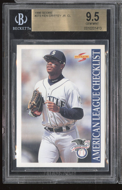 1996 Score Ken Griffey Jr. CL #273 BGS 9.5