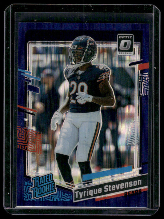 2023 Panini Donruss Optic Tyrique Stevenson #219 Rated Rookie