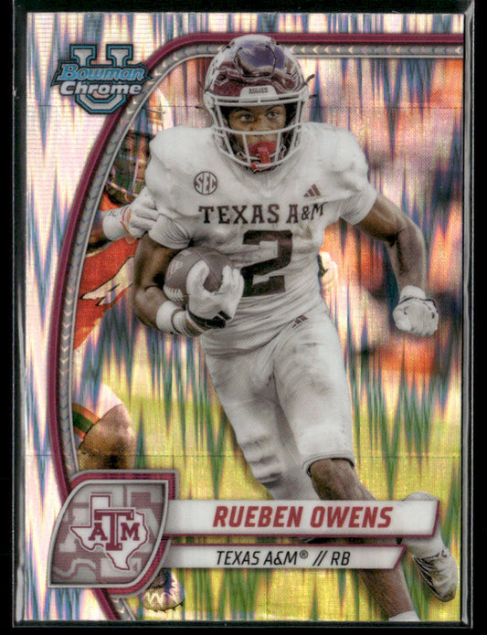 2024 Bowman Chrome University Reuben Owens #76