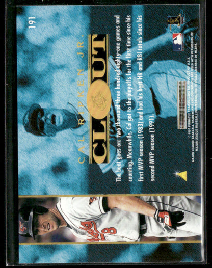 1997 Pinnacle Clout Cal Ripken Jr. #191