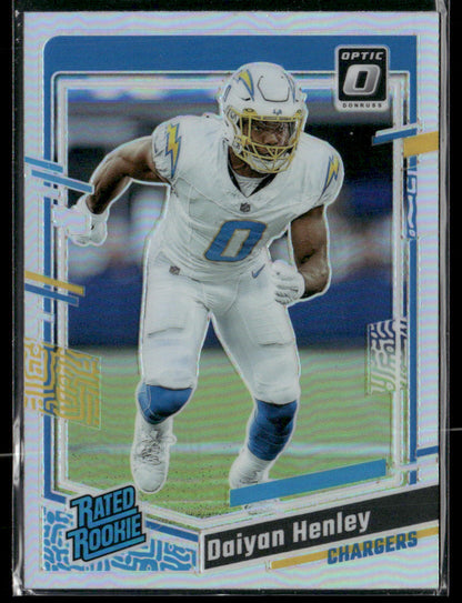 2023 Panini Donruss Optic Daiyan Henley #263 Holo Rated Rookie