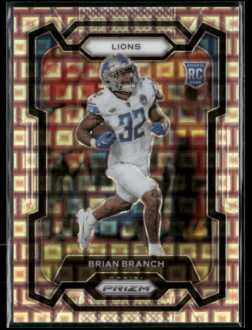 2023 Panini Prizm Brian Branch #328 Pandora Prizm RC /400