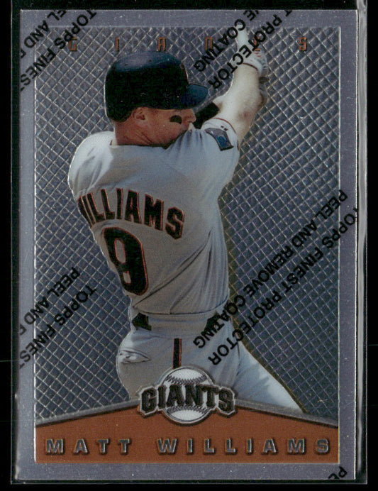 1995 Topps Finest Matt Williams #5