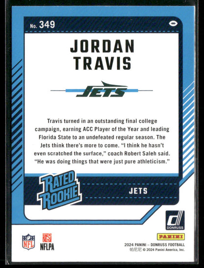 2024 Donruss Jordan Travis #349