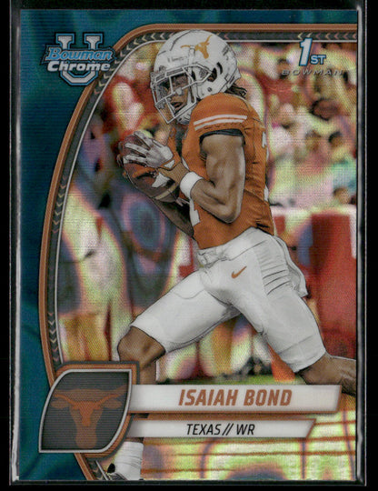 2024 Bowman U Chrome Isaiah Bond #60 Teal Lava