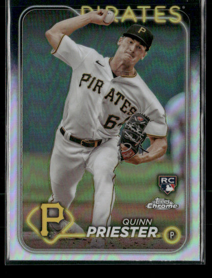 2024 Topps Chrome Quinn Priester #55 Refractor Rookie