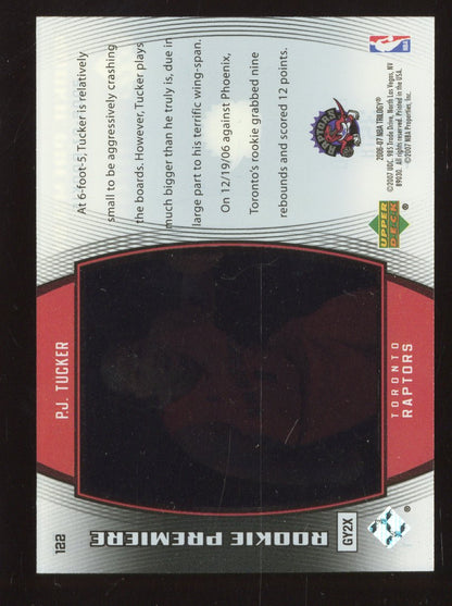 2006-07 Upper Deck Trilogy P.J. Tucker #122 Rookie Premiere /499