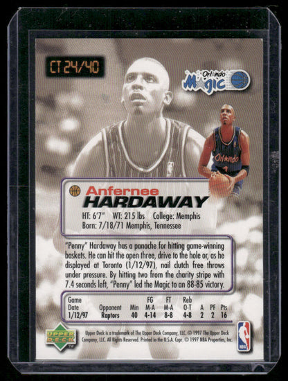 1997-98 Upper Deck Anfernee Hardaway #24 Crunch Time