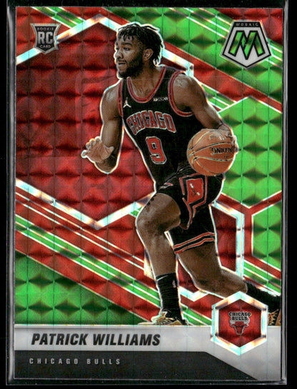 2020-21 Panini Mosaic Patrick Williams #206 Green Rookie