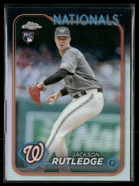 2024 Topps Chrome Jackson Rutledge #42 Refractor Rookie