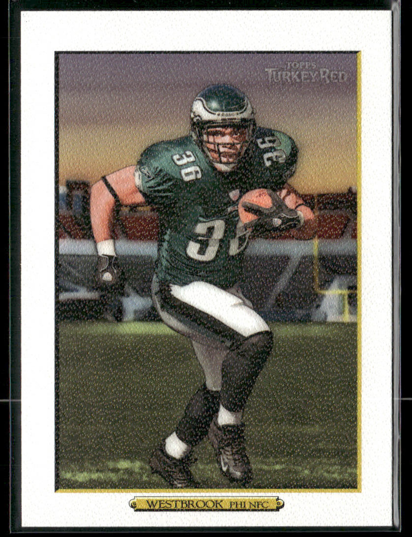 2006 Topps Turkey Red Brian Westbrook #35 White