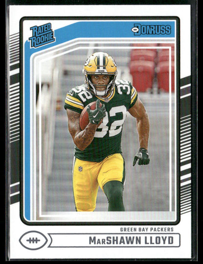 2024 Panini Donruss Marshawn Lloyd #374 Rated Rookie