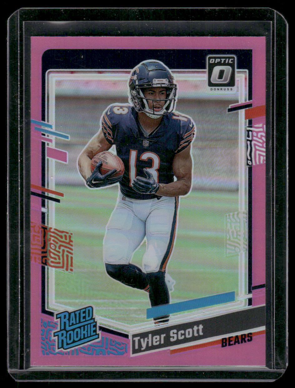 2023 Panini Donruss Optic Tyler Scott #218 Pink Prizm Rated Rookie