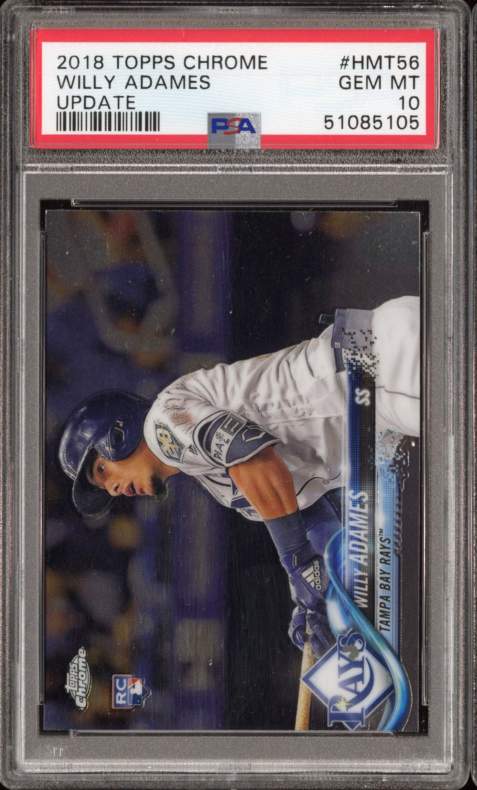 2018 Topps Chrome Update Willy Adames #HMT56 Update PSA 10