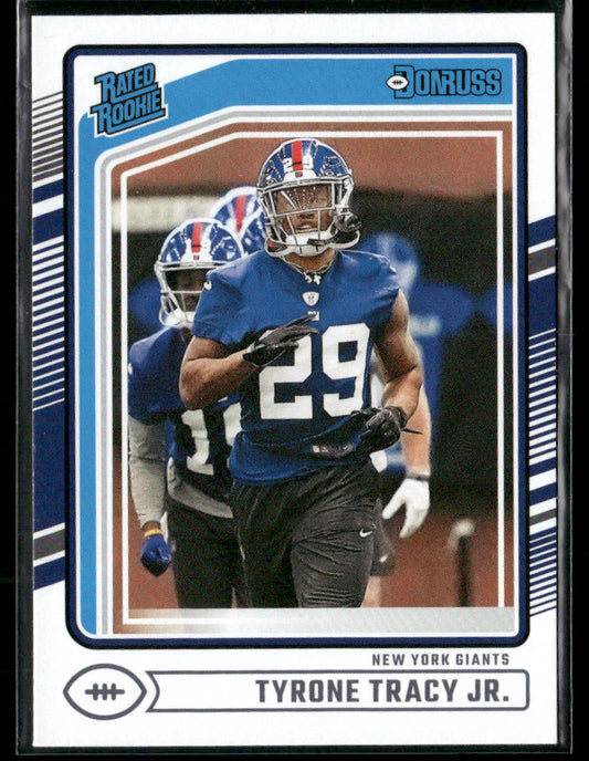 2024 Donruss Tyrone Tracy Jr. #364 Rated Rookie