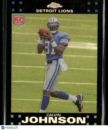 2007 Topps Chrome Calvin Johnson #TC200 Refractor RC