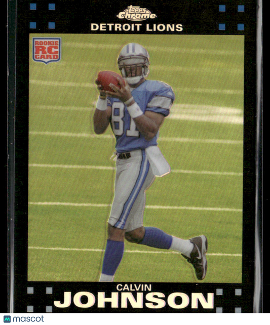 2007 Topps Chrome Calvin Johnson #TC200 Refractor RC