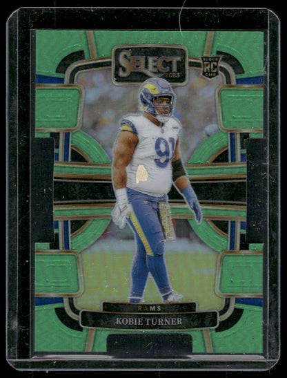 2023 Panini Select Kobie Turner #54 Green Rookie