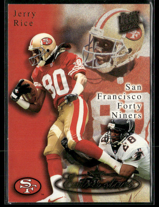 1995 Fleer Ultra Extra Jerry Rice #524 Stars