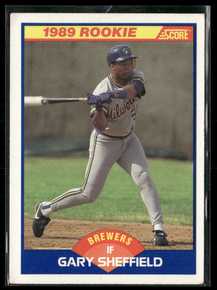 1989 Pinnacle Brands Score Gary Sheffield #625 Rookie