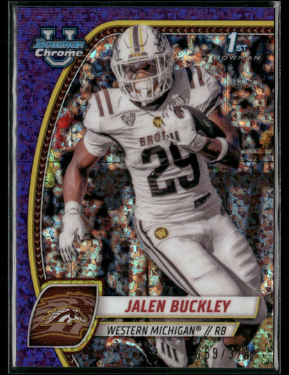 2024 Bowman Chrome University Jalen Buckley #25 89/399