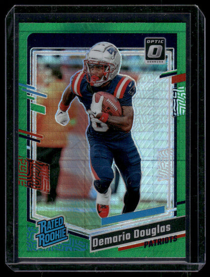 2023 Panini Donruss Optic Demario Douglas #300 Green Rated Rookie