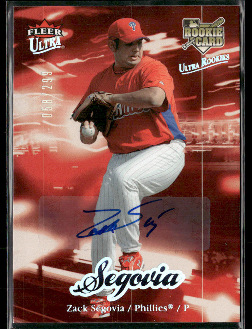 2007 Fleer Ultra Baseball Zack Segovia #209 Autograph /299