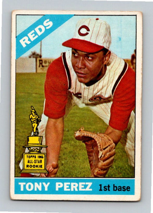 1966 Topps Tony Perez #72 Topps All-Star Rookie Cup