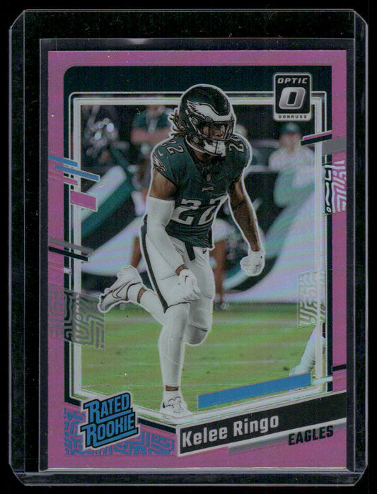 2023 Panini Donruss Optic Kelee Ringo #282 Pink Prizm Rated Rookie