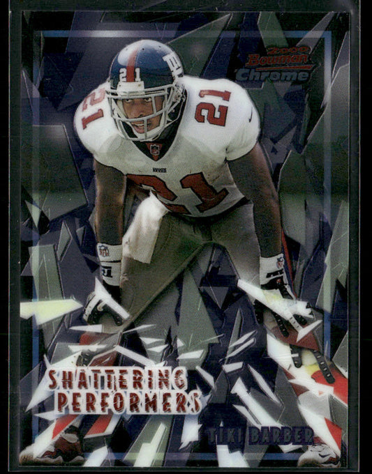 2000 Bowman Chrome Tiki Barber #SP11 Shattering Performers