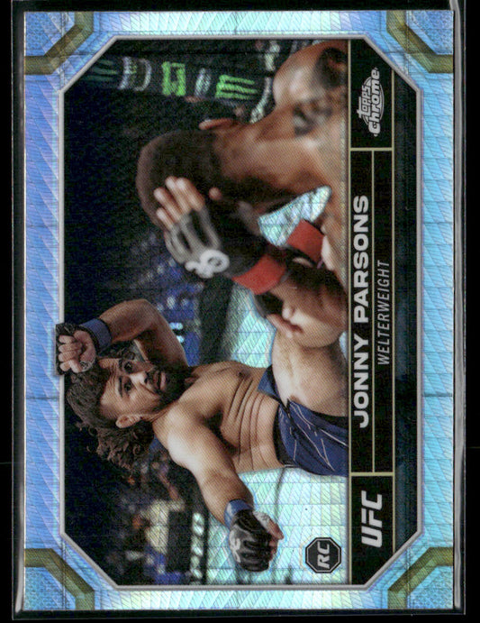 2024 Topps Chrome UFC Jonny Parsons #72 Prism Refractor Rookie