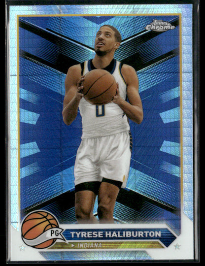 2023-24 Topps Chrome Tyrese Haliburton #4 Prism Refractor