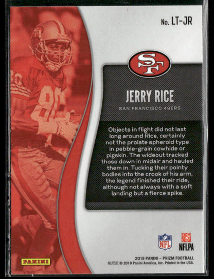 2019 Panini Prizm Jerry Rice #LT-JR Legendary Talents